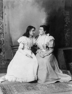 Helen Keller and Miss Sullivan